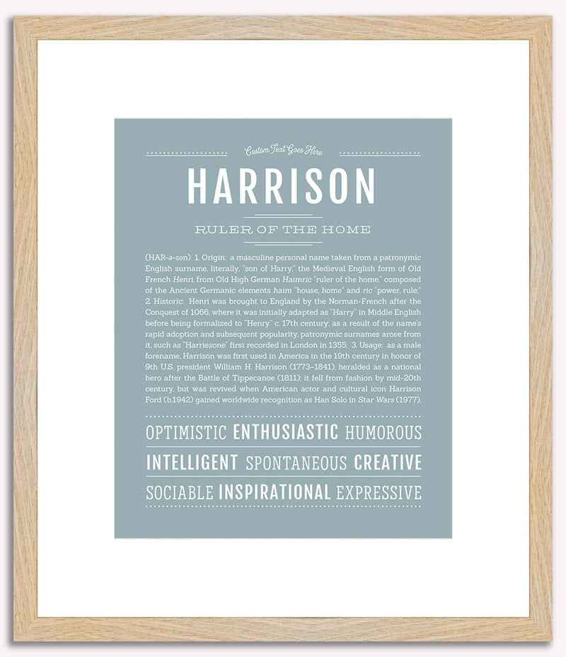 Harrison | Name Art Print