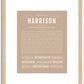 Harrison | Name Art Print