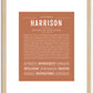 Harrison | Name Art Print