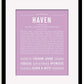 Frame Options | Lilac | Black Frame, Matted