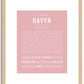 Havyn | Name Art Print