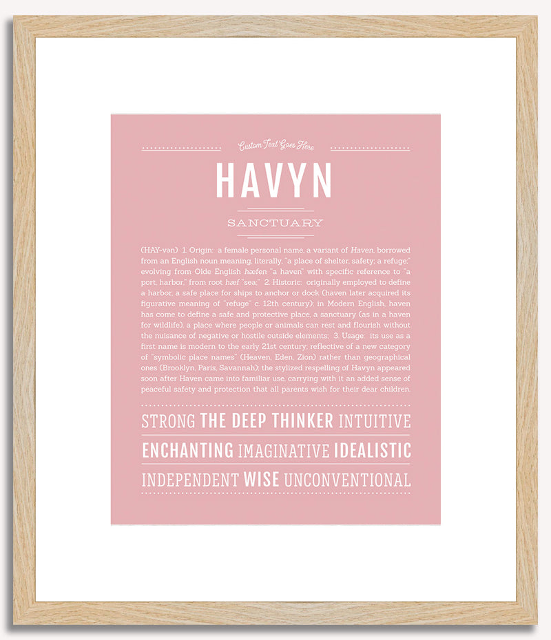 Havyn | Name Art Print