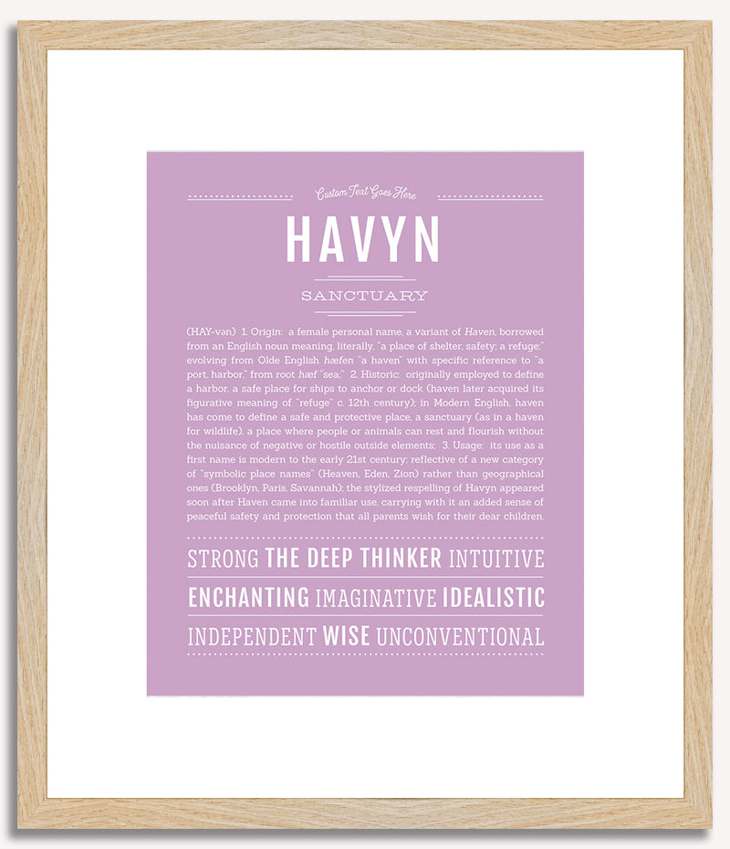 Havyn | Name Art Print