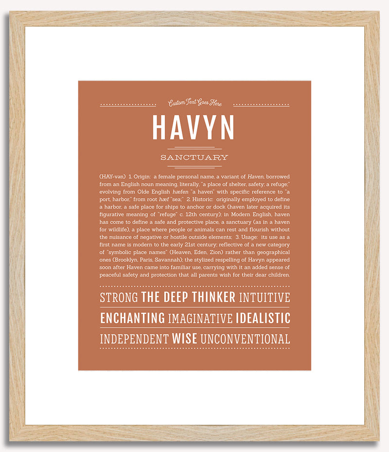 Havyn | Name Art Print