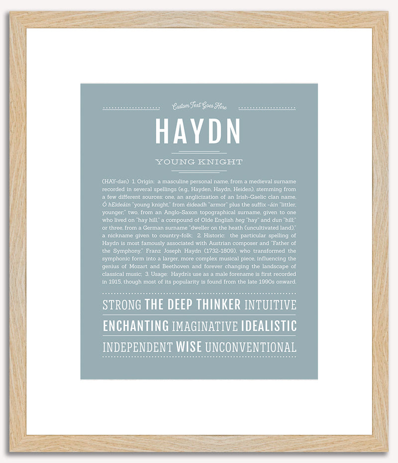 Haydn | Name Art Print