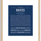 Hayes | Name Art Print