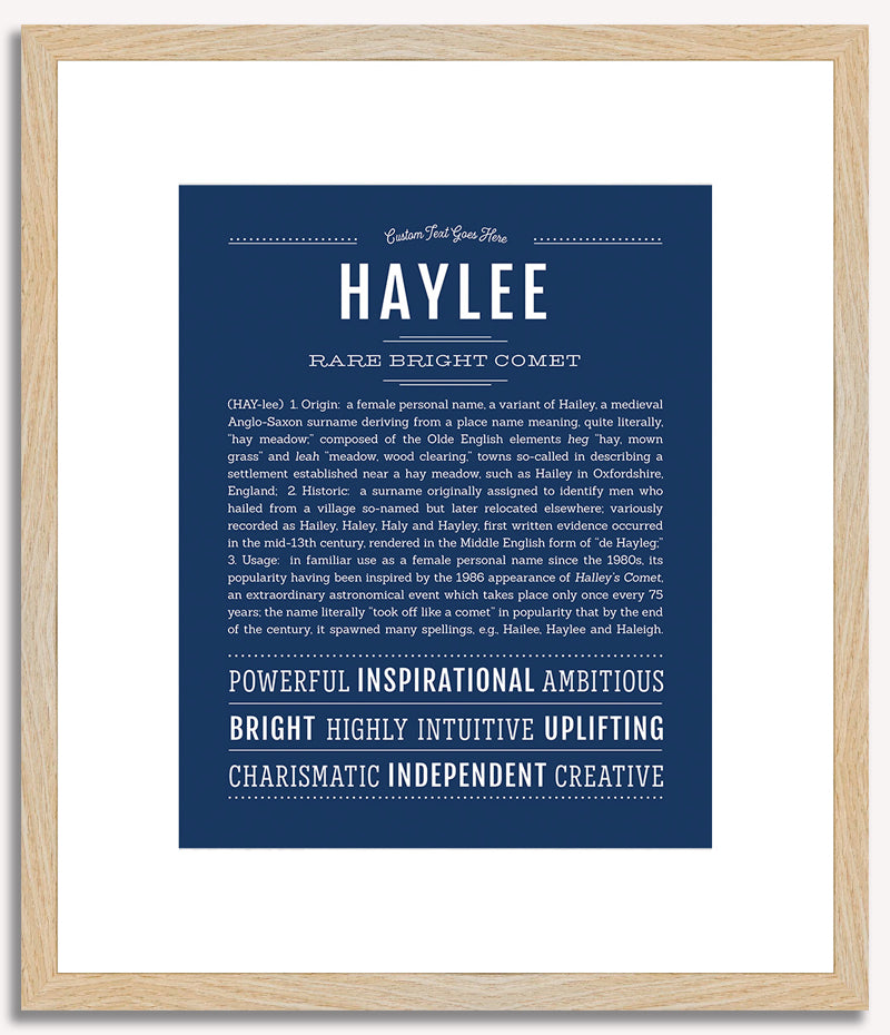 Haylee | Name Art Print