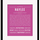 Frame Options | Dark Pink | Black Frame, Matted