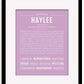 Frame Options | Lilac | Black Frame, Matted