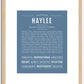 Haylee | Name Art Print