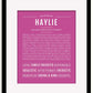 Frame Options | Dark Pink | Black Frame, Matted