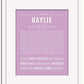 Frame Options | Lilac | White Frame, Matted