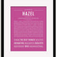 Frame Options | Dark Pink | Black Frame, Matted