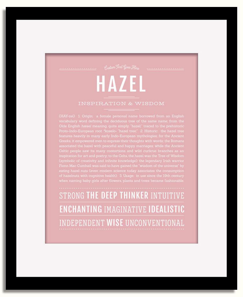 Frame Options | Dusty Rose | Black Frame, Matted