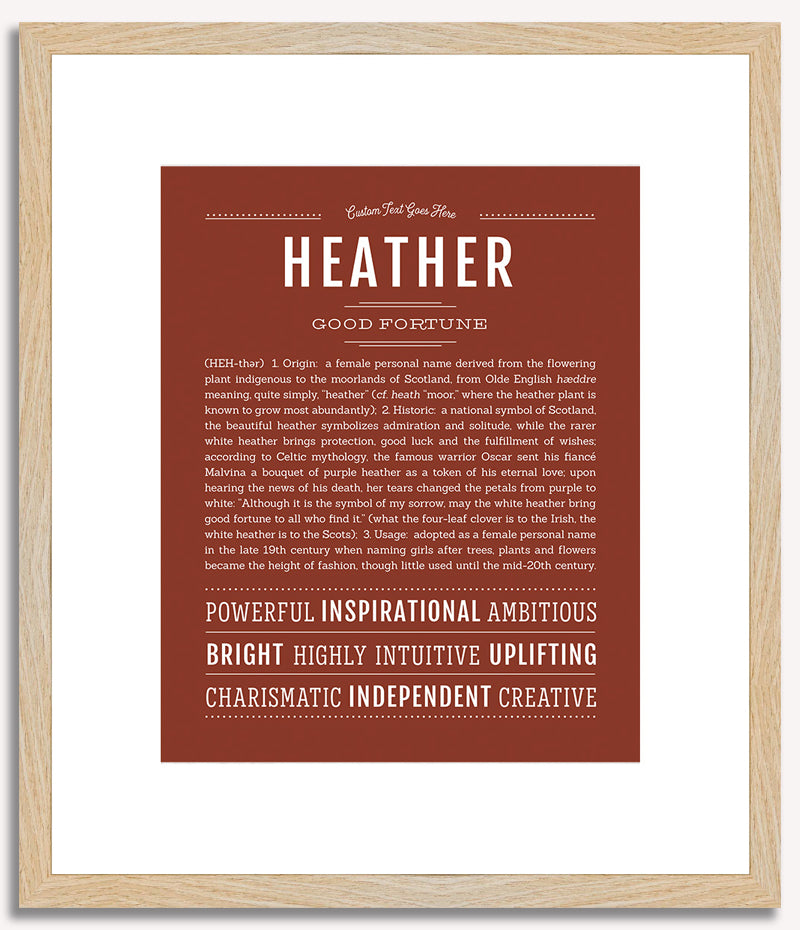 Heather | Name Art Print