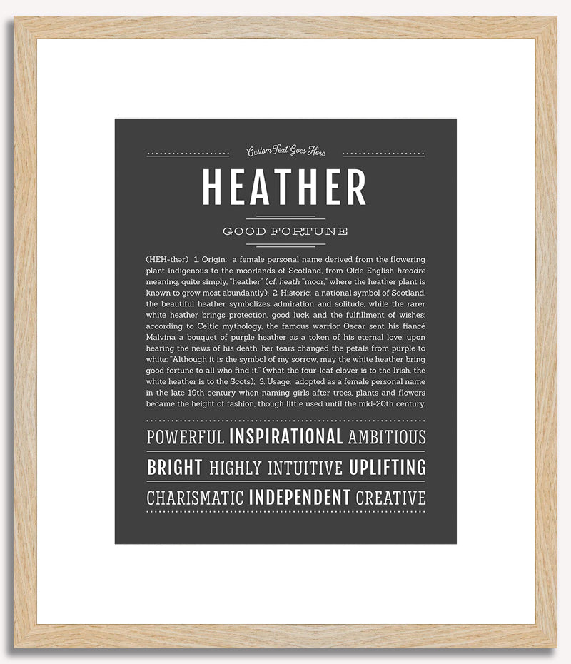 Heather | Name Art Print