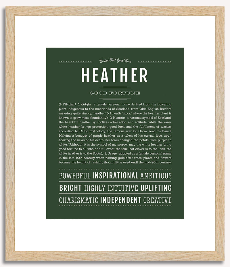 Heather | Name Art Print