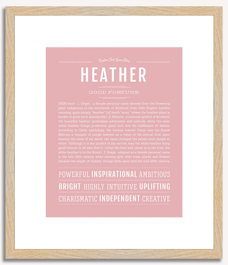 Heather | Name Art Print