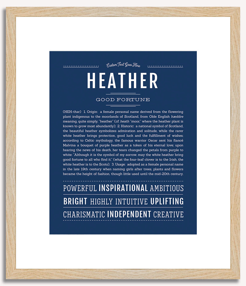 Heather | Name Art Print