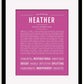 Frame Options | Dark Pink | Black Frame, Matted