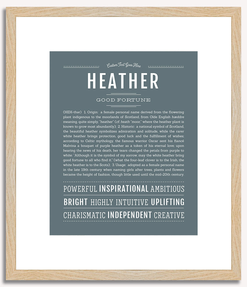 Heather | Name Art Print