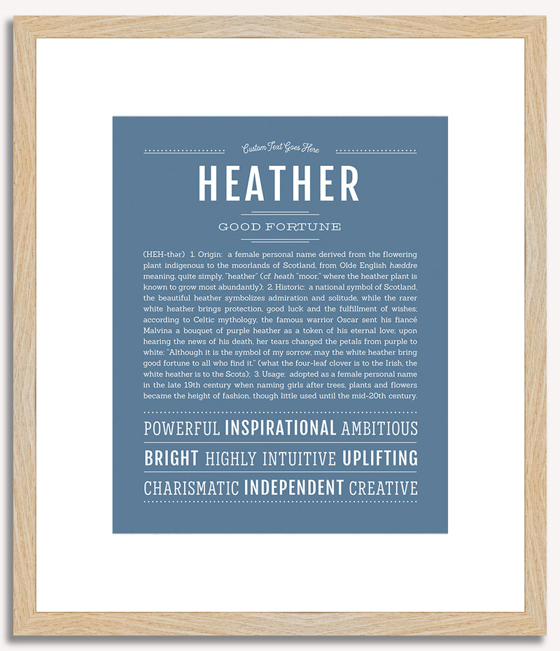 Heather | Name Art Print