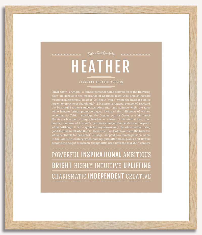 Heather | Name Art Print