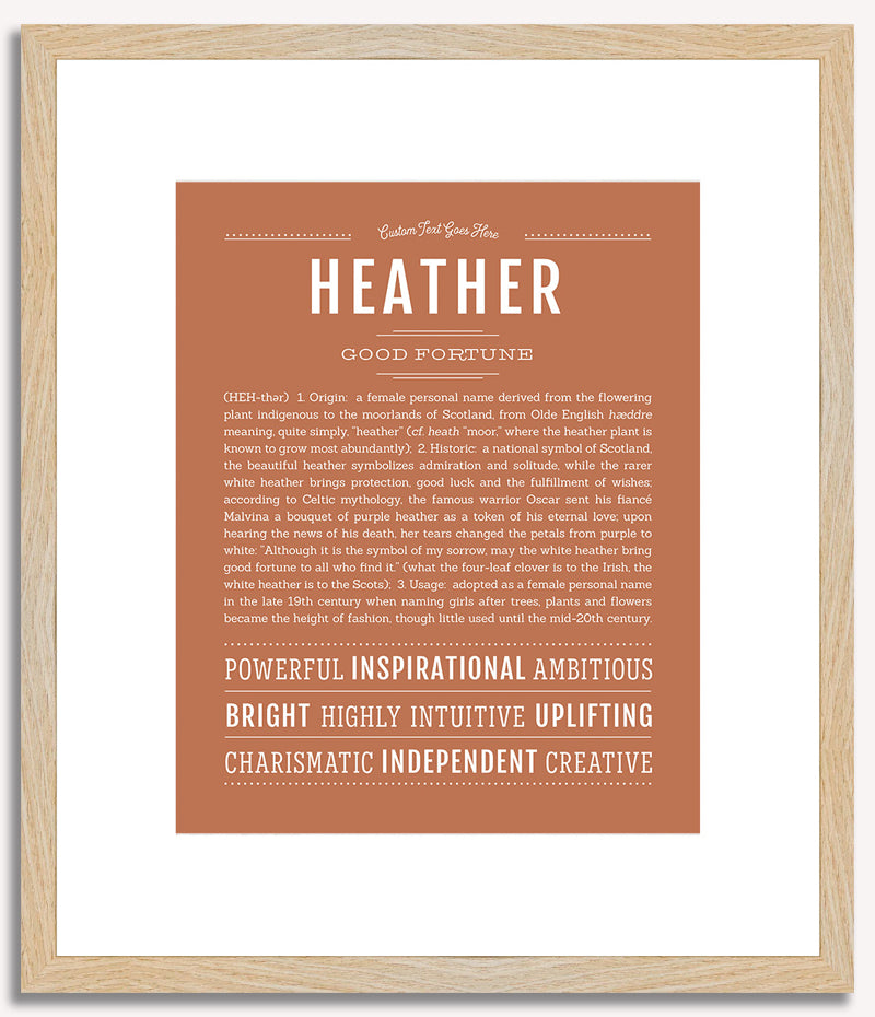 Heather | Name Art Print