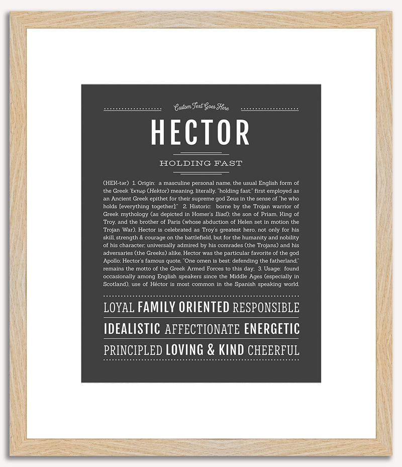 Hector | Name Art Print