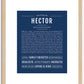 Hector | Name Art Print