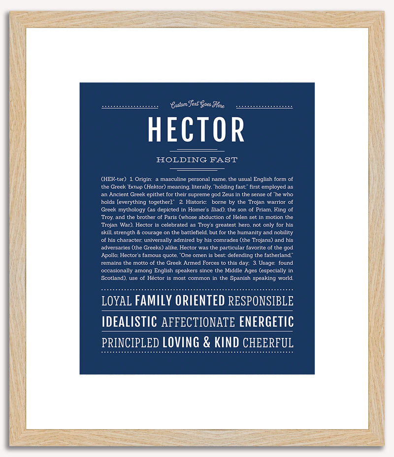 Hector | Name Art Print