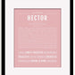 Frame Options | Dusty Rose | Black Frame, Matted