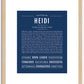 Heidi | Name Art Print