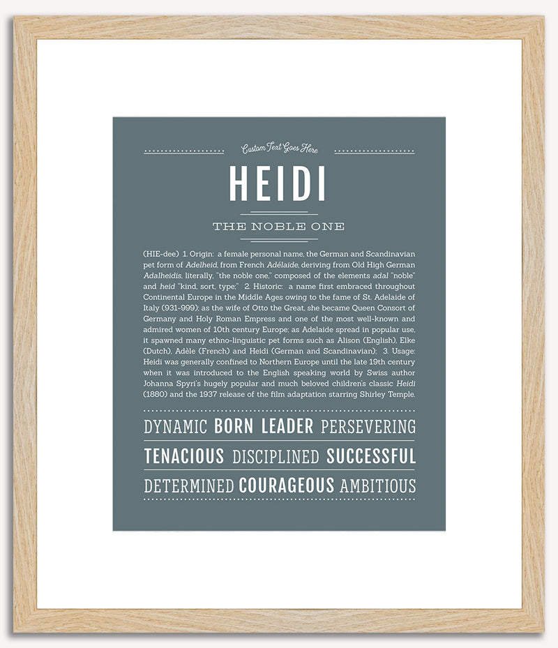 Heidi | Name Art Print