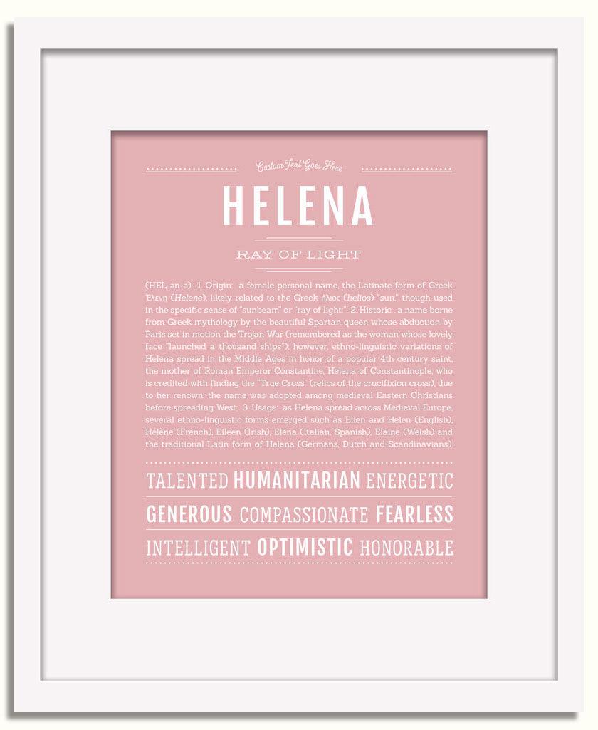 Frame Options | Dusty Rose | White Frame, Matted