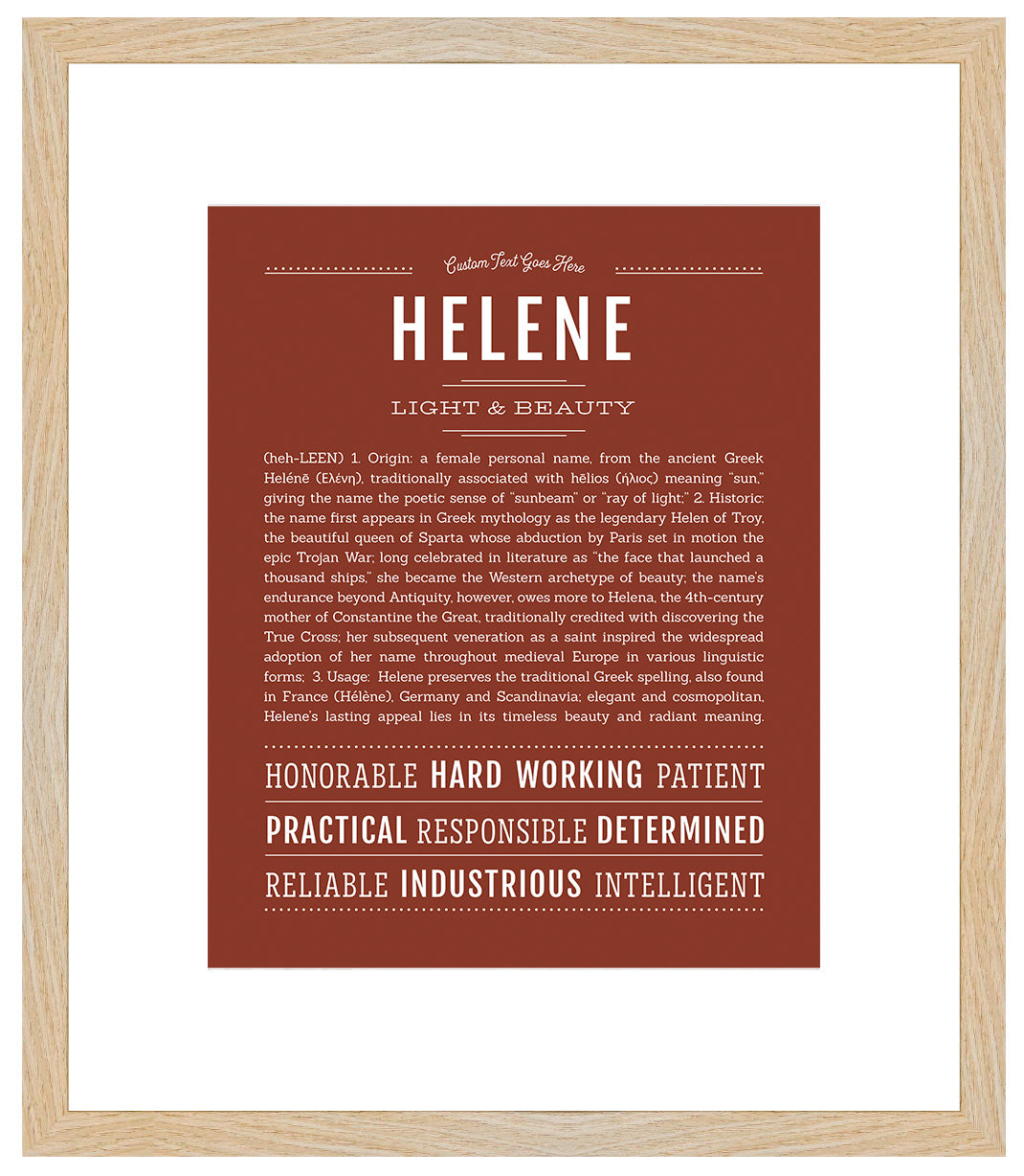 Helene | Name Art Print