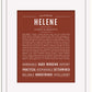 Helene | Name Art Print