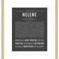 Helene | Name Art Print