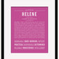 Helene | Name Art Print