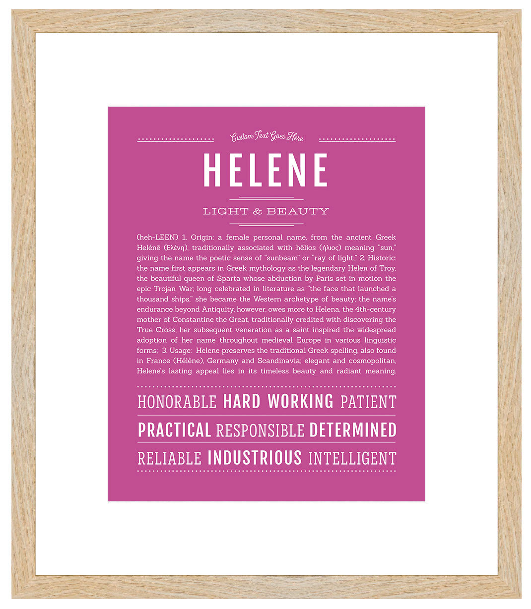 Helene | Name Art Print