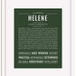 Helene | Name Art Print