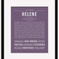 Helene | Name Art Print