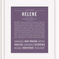 Helene | Name Art Print
