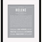 Helene | Name Art Print