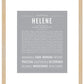 Helene | Name Art Print