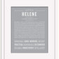 Helene | Name Art Print