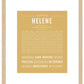 Helene | Name Art Print