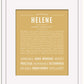 Helene | Name Art Print