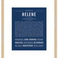 Helene | Name Art Print