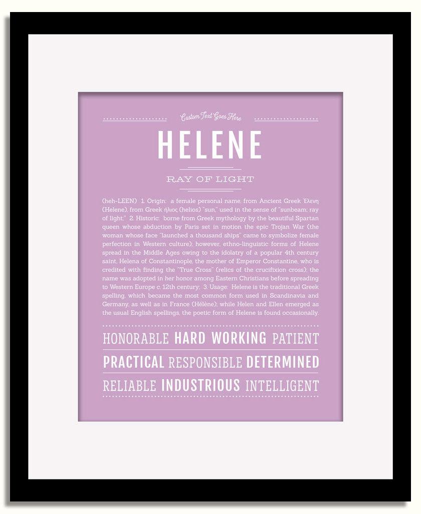 Frame Options | Lilac | Black Frame, Matted